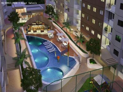 Apartamento para Venda, em Teresina, bairro Acqua Blu Residence Club, 2 dormitórios, 2 banheiros, 1 suíte, 1 vaga
